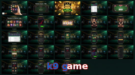 Main screen of K9 Game bet page for PK players